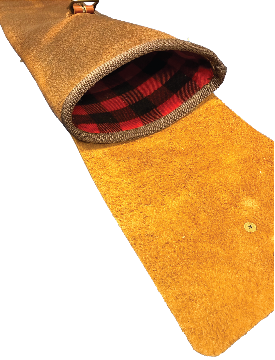 The Pioneer Bison Shotgun Case | Brown Shrunken Bison