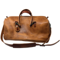 The Highlander Horween Leather Duffle | Natural