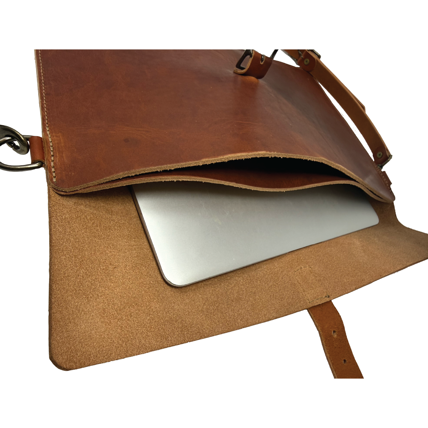 The Chief Horween Leather Briefolio | English Tan