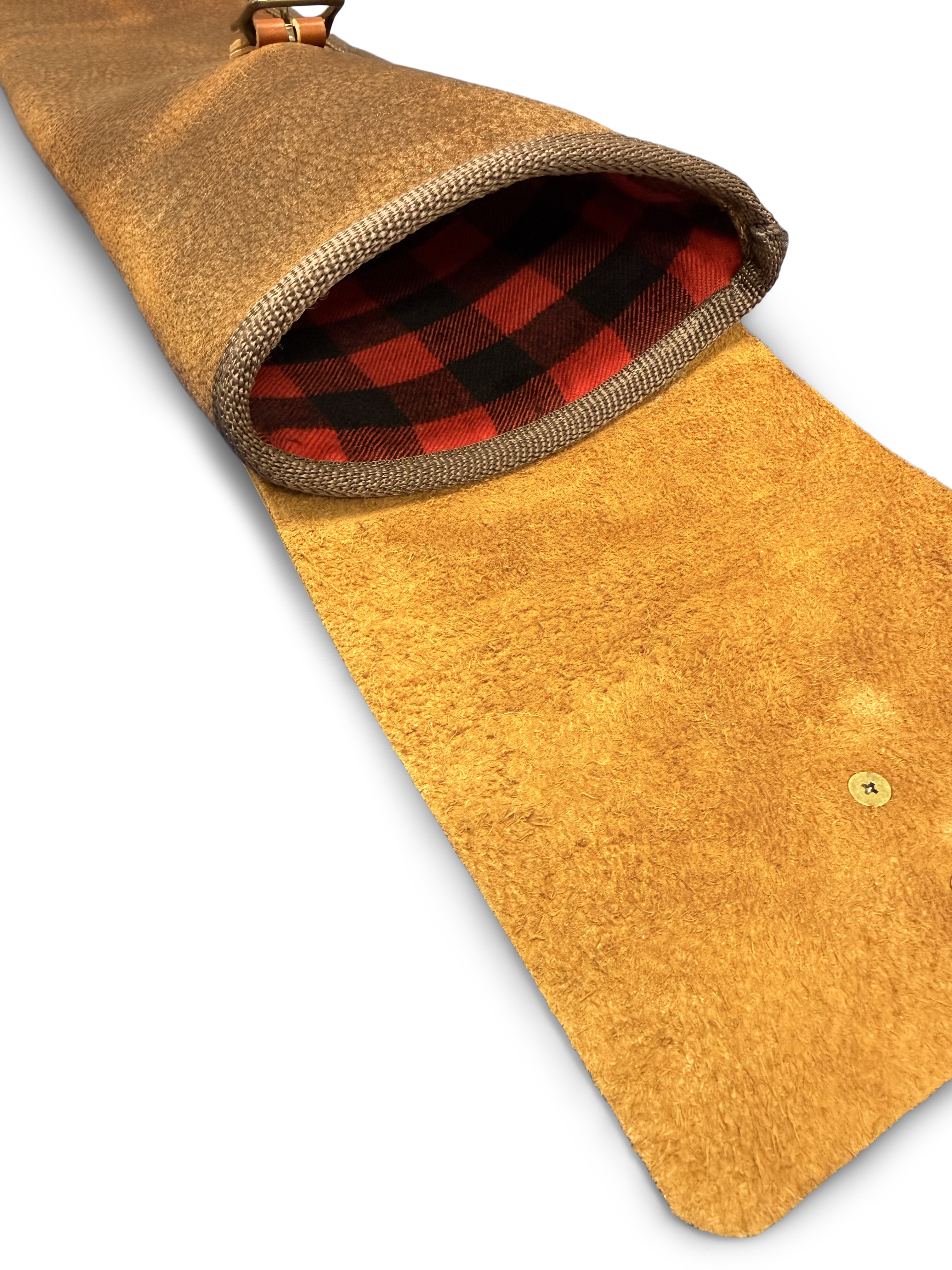 The Pioneer Bison Shotgun Case | Brown Shrunken Bison