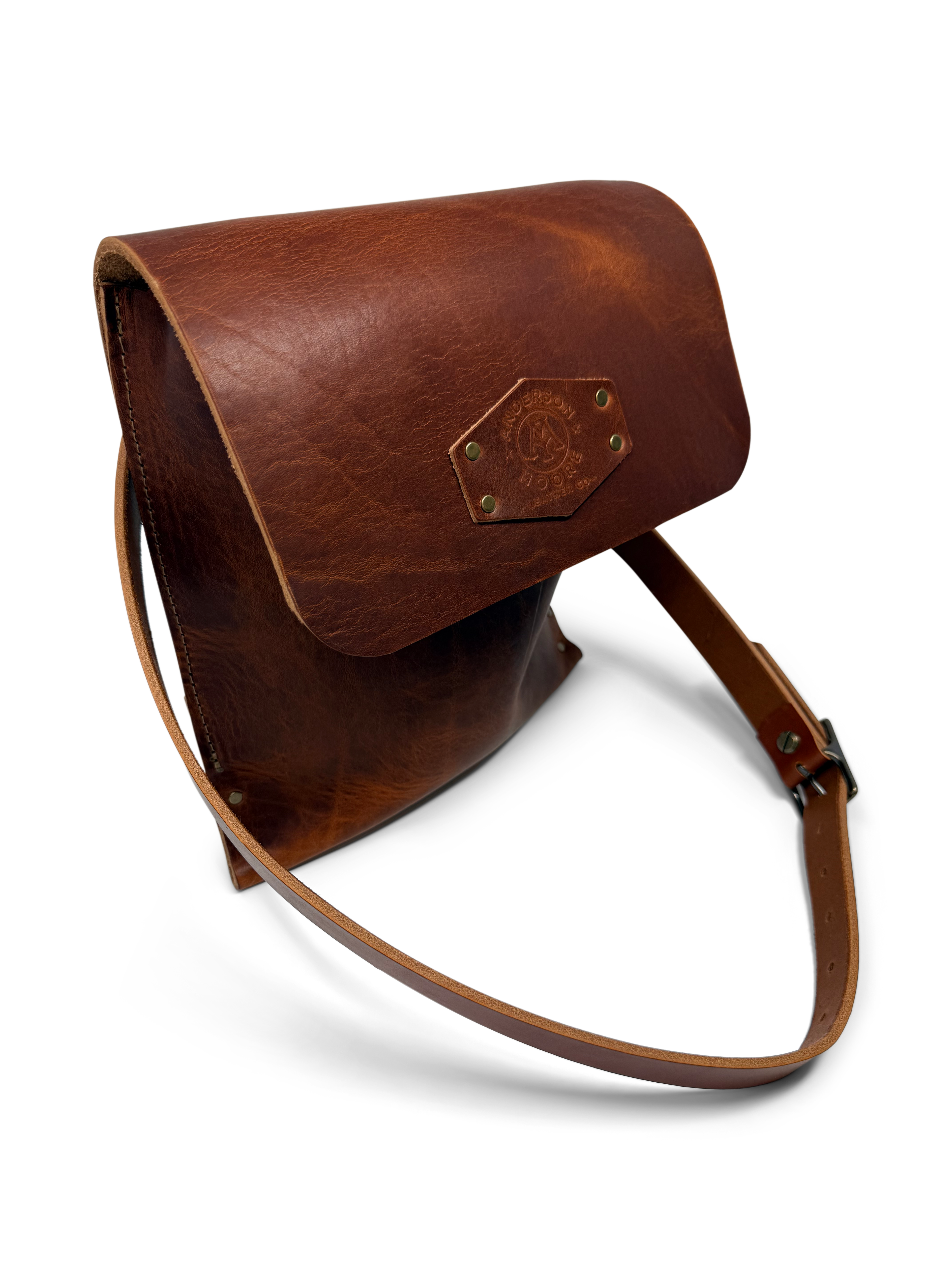 The Satchel | Horween English Tan Leather Bag