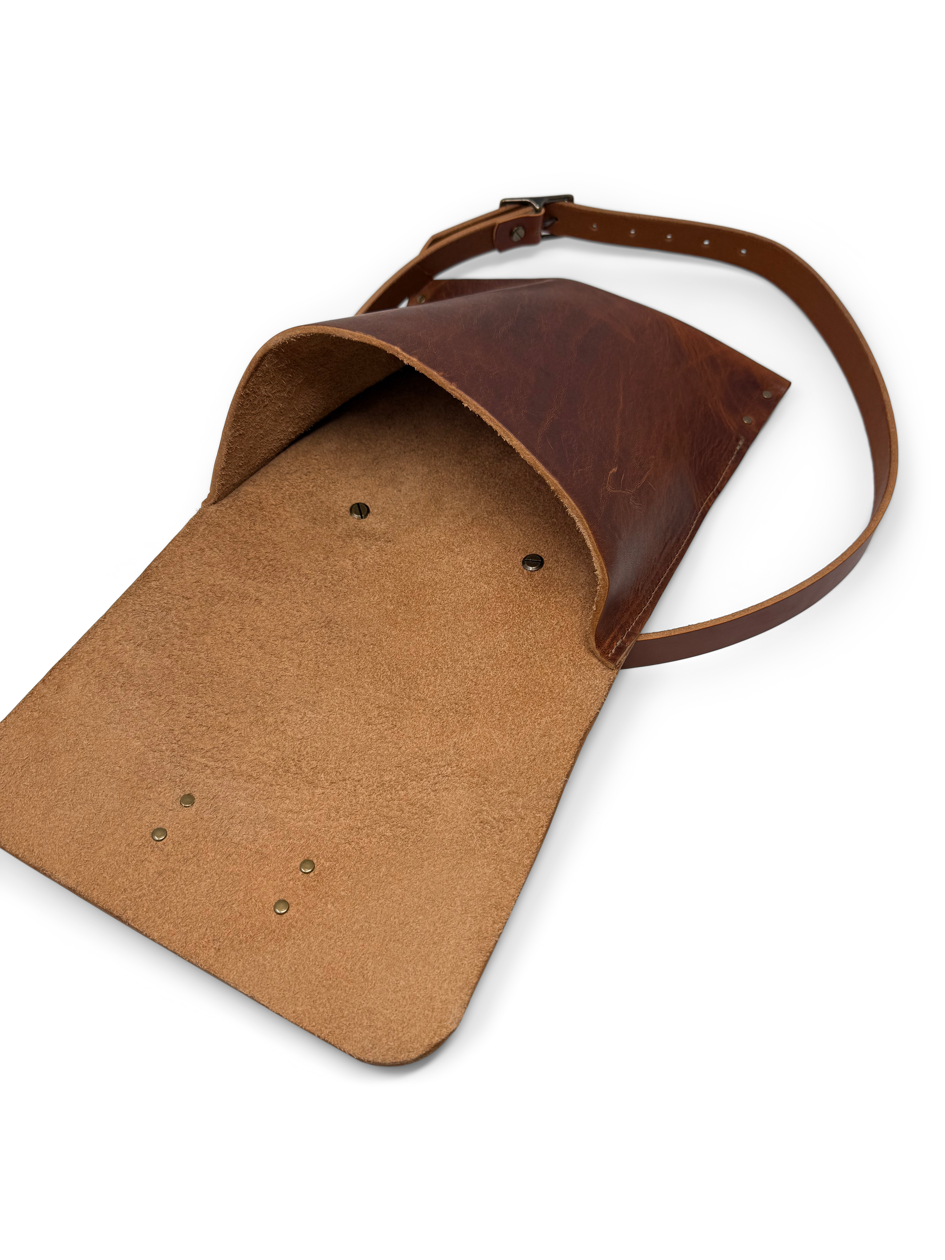 The Satchel | Horween English Tan Leather Bag