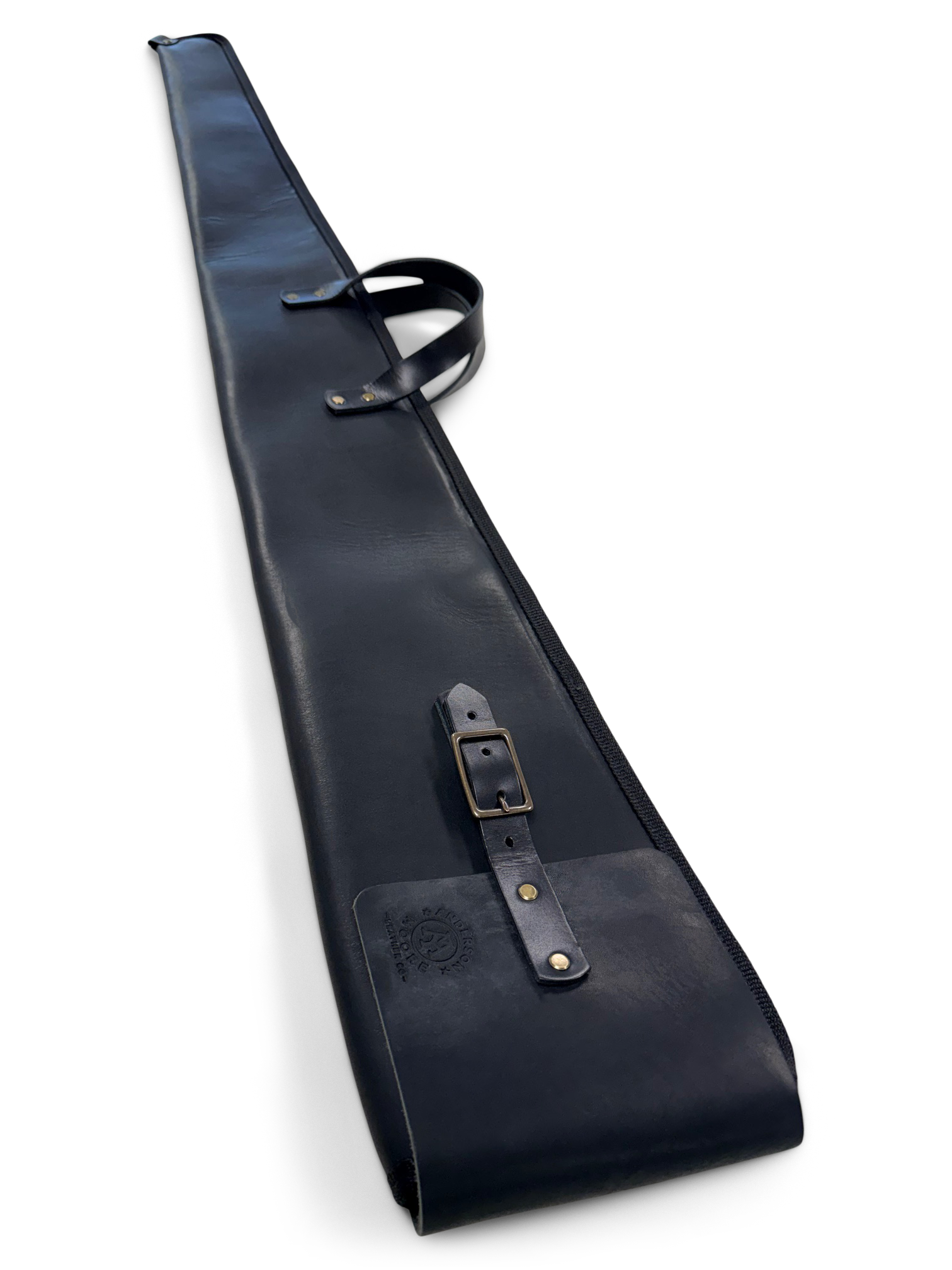 The Pioneer Horween Leather Shotgun Case | Black