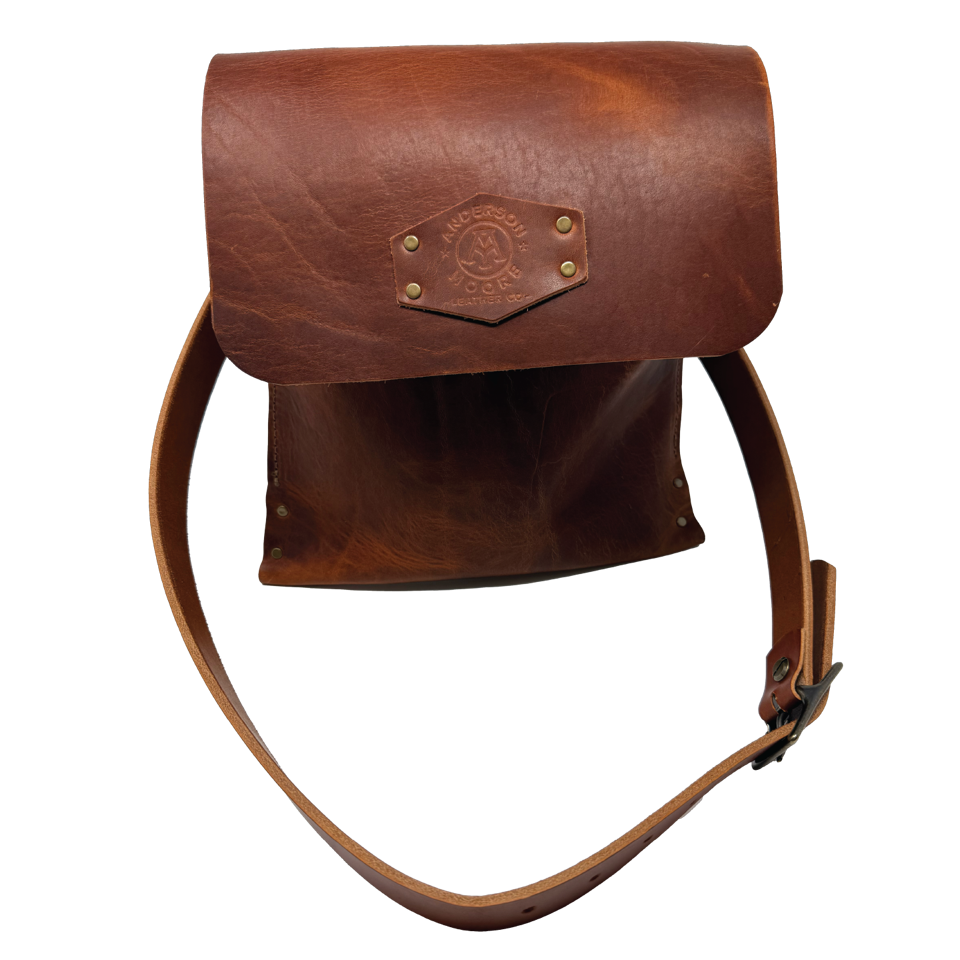 The Satchel | Horween English Tan Leather Bag